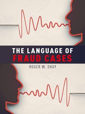 cover image of The Language of Fraud Cases